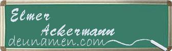 Elmer Ackermann Visitenkarte